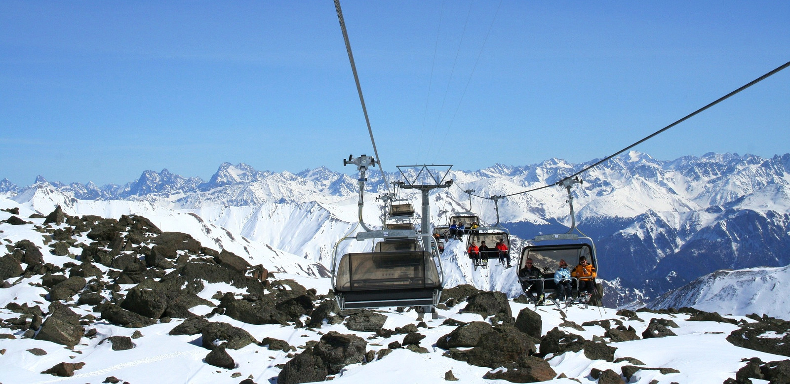 Samnaun Winter Skigebiet